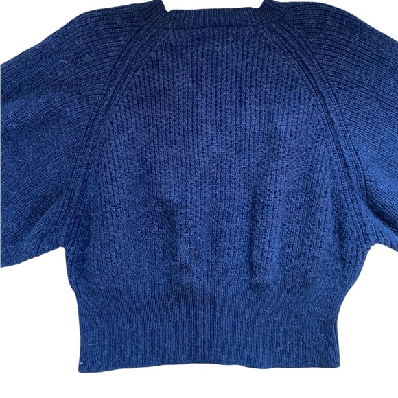 COPY - Aymara Baby Alpaca Wool Chunky Crewneck Sweater Size M - Picture 7 of 10